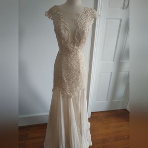Champagne Dress / Quinceañera Dress / Prom Dress / Ball Gown